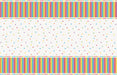 1ct Tablecover Plastic Rainbow Birthday - party supplies
