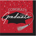 Red Beverage Napkin School Spirit | 36ct - Party Supplies