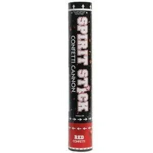 Red Confetti Spirit Stick Cannon 12" | 1 ct