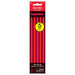 Package of five red glow sticks labeled SuperGlow, each eight inches long with connectors, displayed vertically on red and brown packaging.