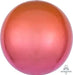 Red/Orange Ombre Orbz Balloon 15" | 1ct - Zurchers