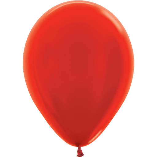 Reflex Crystal Red Latex Balloon w/ Helium & Hi-Float, 11" | 1 ct