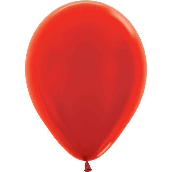 Reflex Crystal Red Latex Balloon w/ Helium & Hi - Float, 11" | 1 ct - Zurchers