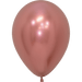 Reflex Rose Gold Latex Balloon w/ Helium & Hi - Float, 11" | 1 ct - Zurchers
