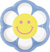 Retro Flower Shaped Paper Plates 8in | 8ct