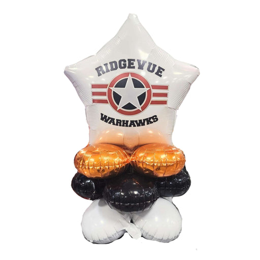 Ridgevue High School Air-filled Balloon Quad 17" | 1ct