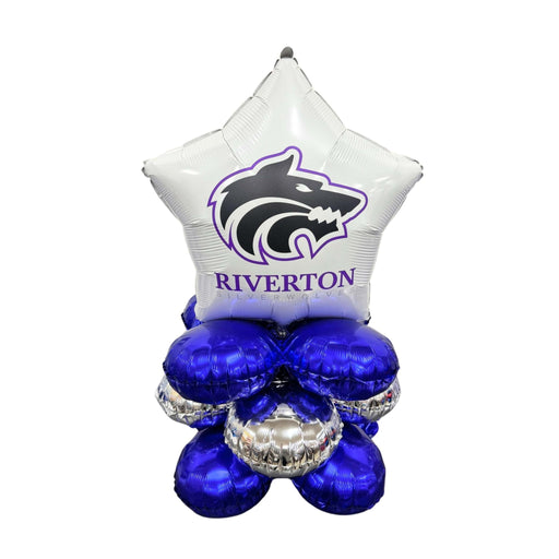 Riverton High School Air-filled Balloon Quad 17" | 1ct