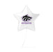 White star-shaped mylar balloon featuring a purple and black wolf mascot logo with "RIVERTON" text printed below.