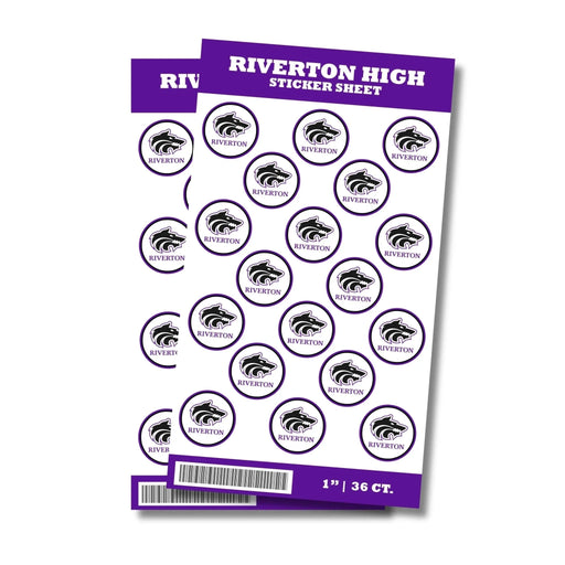 Riverton High School Sticker Seal 1" | 36 ct