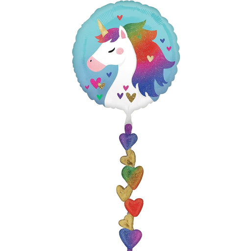 Rainbow Unicorn Airwalker 24"x67" | 1ct