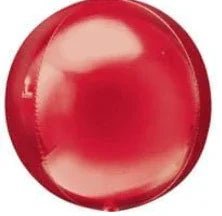 Red Circle Orbz, 17" | 1 ct