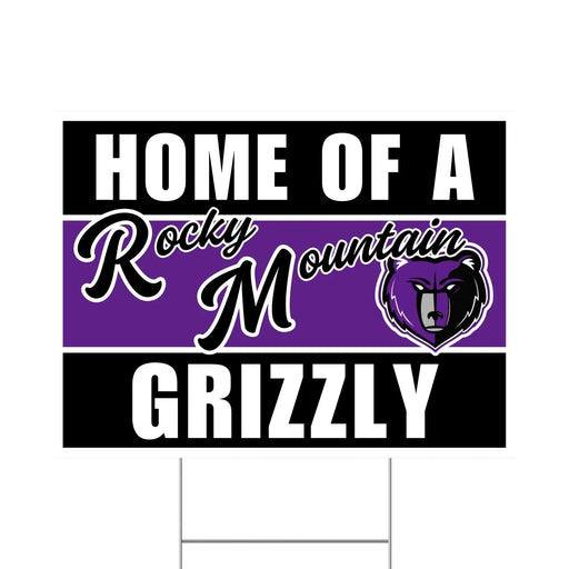 Rocky Mountain High School Spirit Yard Sign 24" x 18" | 1 ct
