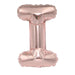 Air Filled Rose Gold Mylar Letter Balloon, 16" | 1 ct - Zurchers