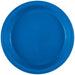 50ct 10in Plastic Plate Royal Blue - Party Supplies