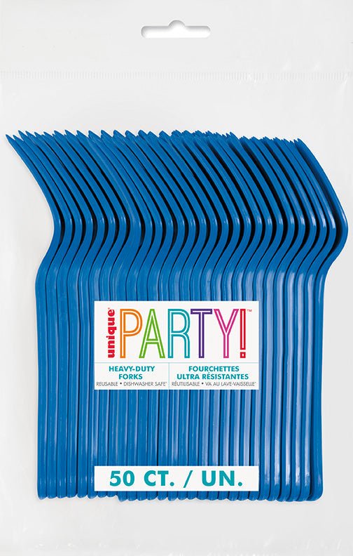 Royal Blue Premium Forks | 50ct