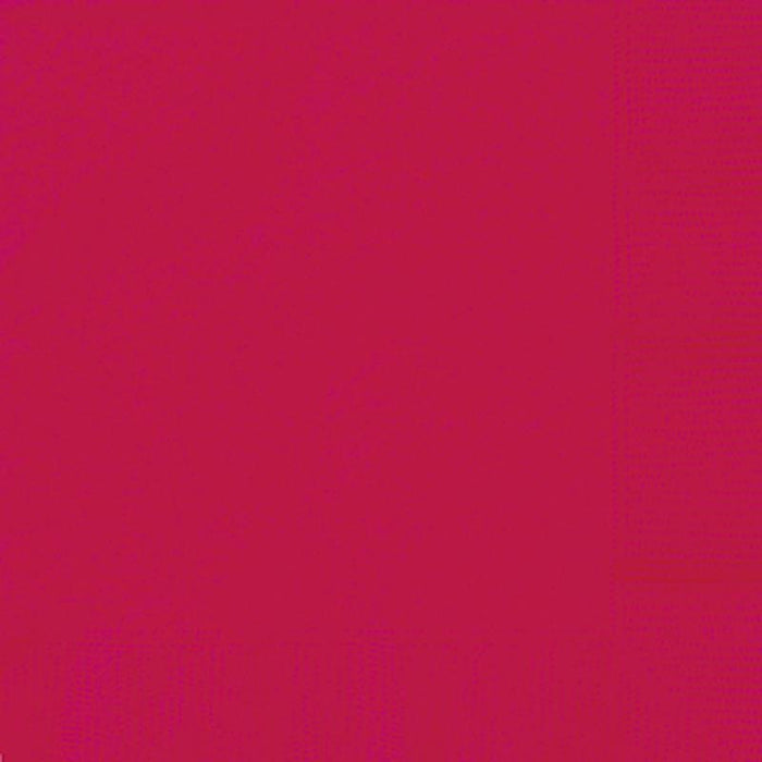 Ruby Red Beverage Napkins | 100ct - Zurchers