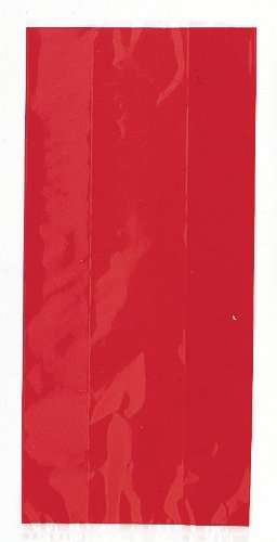 Ruby Red Cello Bag - Party Supplies