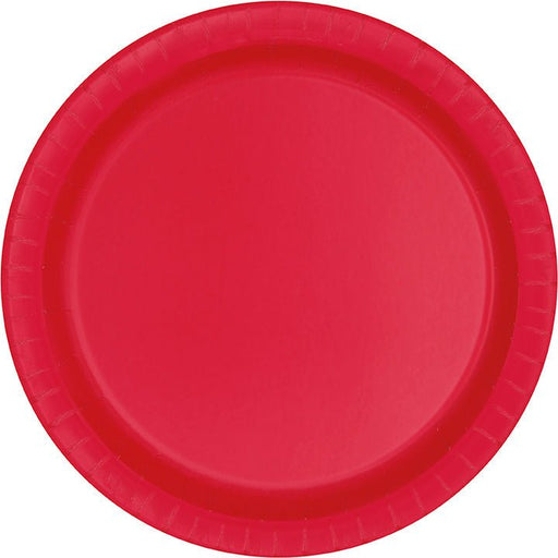 Ruby Red Paper Plate 10in | 50ct