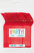 50ct Forks Ruby Red Premium - Party Supplies