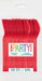 50ct Spoons Ruby Red Premium - Party Supplies