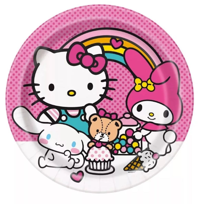 Hello Kitty And Friends Lunch Plates 9in | 8 ct