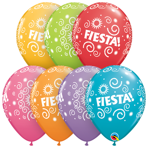 Fiesta Latex Balloon, 11" (7 colors)