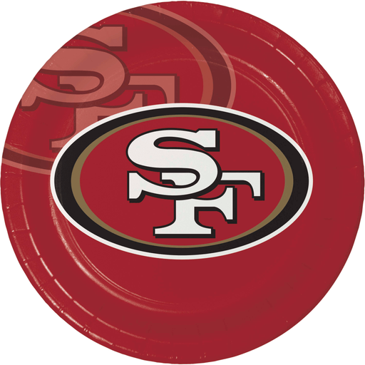 San Francisco 49ers Dessert Plates | 1ct