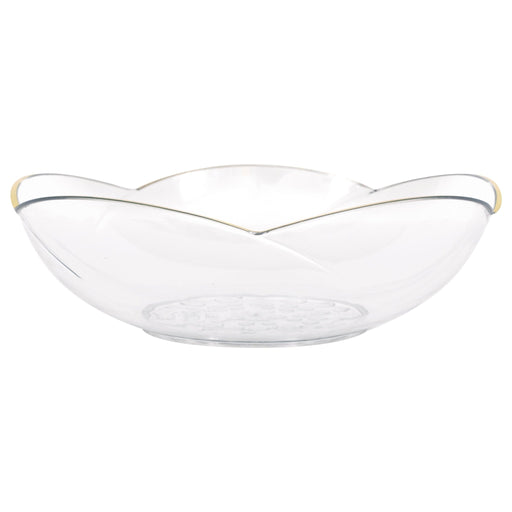 Scallop Gold Rim Serving Bowl | 1ct