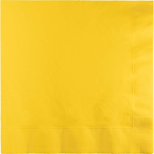 School Bus Yellow Luncheon Napkins | 50ct