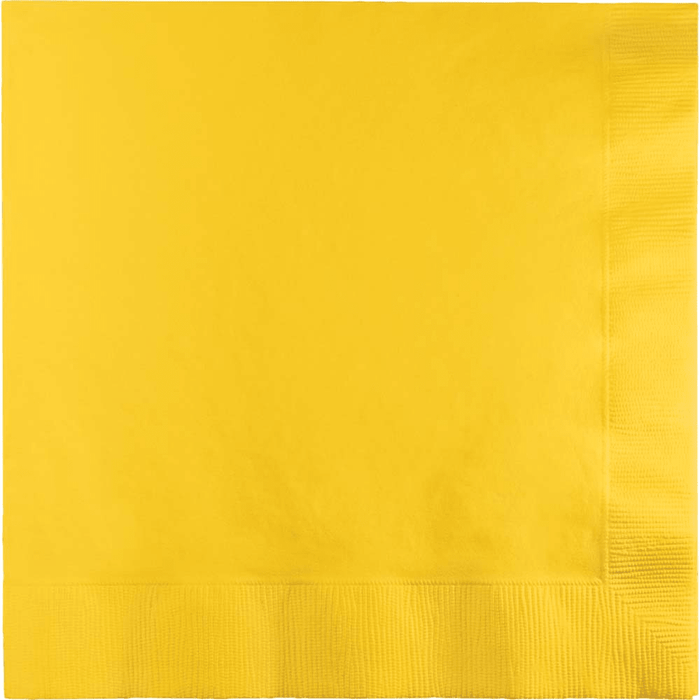School Bus Yellow 2ply Luncheon Napkins| 50ct - Zurchers