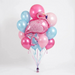 Flamingo Beach Balloon Bouquet | 17pc