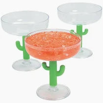 Fun Express Cactus Plastic Margarita Glasses | 1ct