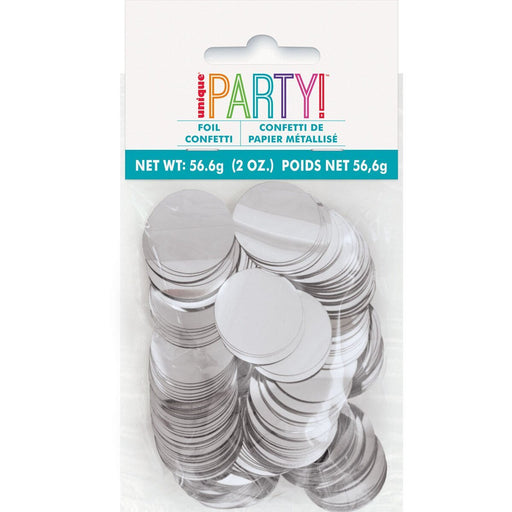 Silver Foil Confetti 2oz | 1ct