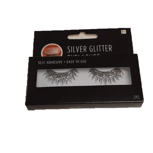 Silver Glitter Eyelashes | 1ct