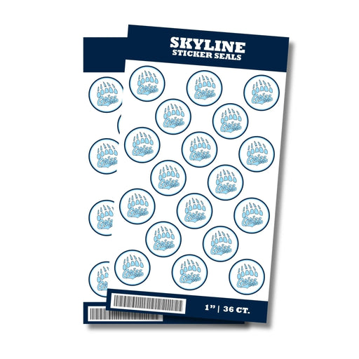 Skyline Idaho High School Sticker Seal 1" | 36 ct