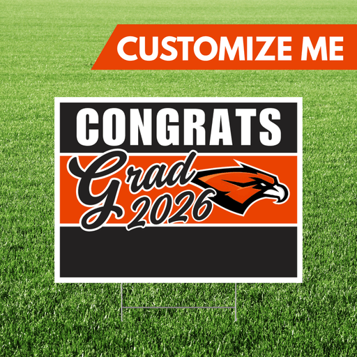 Skyridge High School Custom Name Grad Yard Sign 24" x 18" | 1 ct