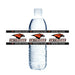 Water bottle with black and white bands wrapped around the middle displaying orange Skyridge Falcons logos and "SKYRIDGE" text in italics.