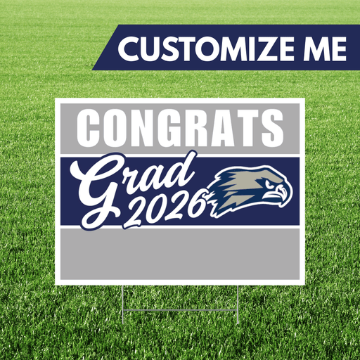 Skyview ID Custom Grad 2026 Yard Sign 18x24" | 1ct