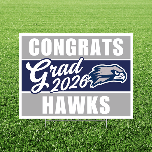 Skyview ID Grad Yard Sign 18x24" | 1ct