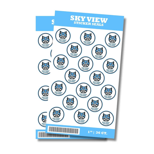 Sky View High School Sticker Seal 1" | 36 ct