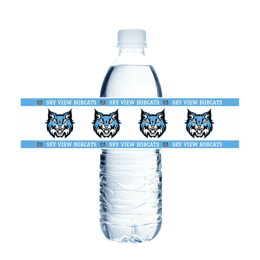 Sky View High School Water Bottle Labels | 12 ct