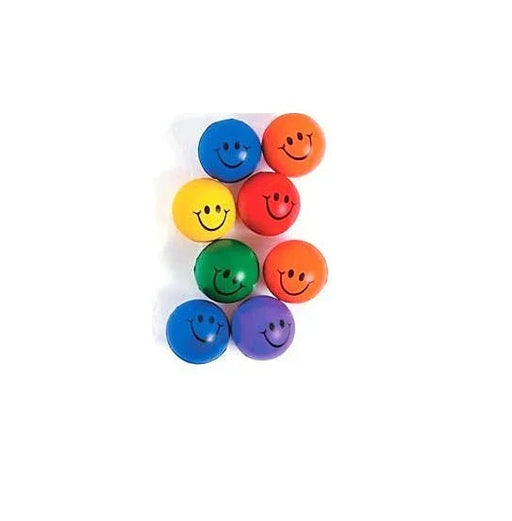 Smiley Face Stress Balls 2" | 8ct