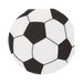 Soccer Ball Shaped Paper Cocktail Napkin | 24 ct - Zurchers