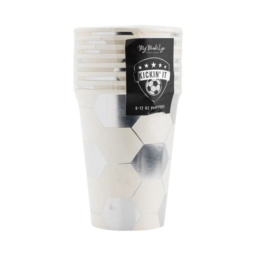 Soccer Paper Cups 12 oz. | 8 ct