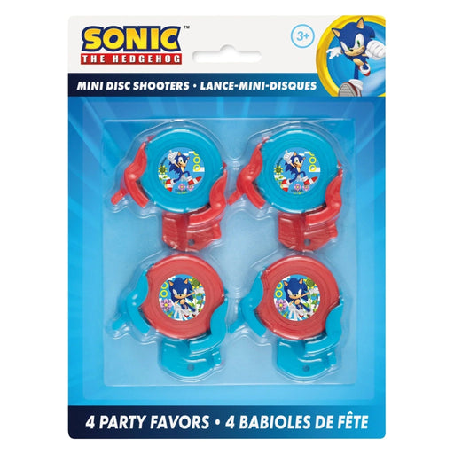 Sonic The Hedgehog Mini-Disc Shooter Set | 4 ct