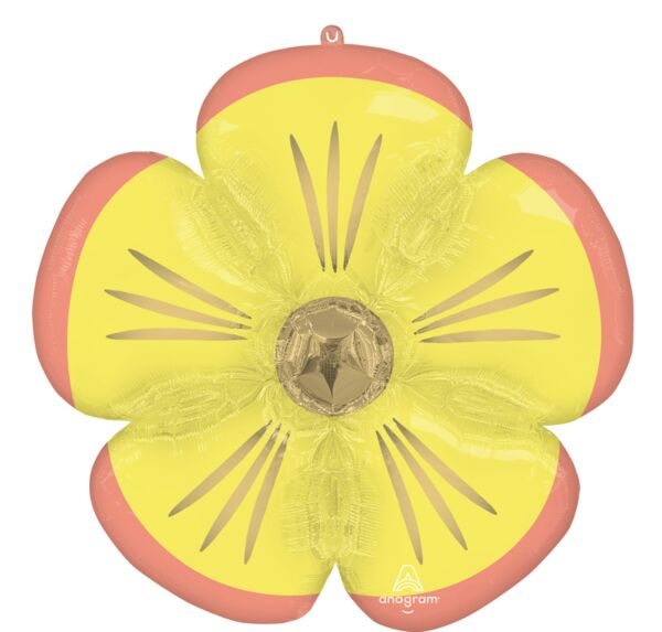 Soulful Blossoms Daisy Flower Supershape Mylar Balloon 28" | 1 ct