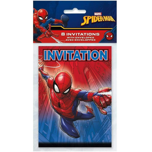 Spider-Man invitations | 8ct