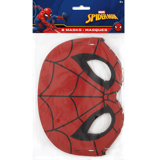 Spider-Man paper masks | 8ct
