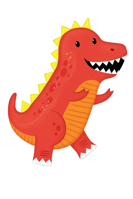 Cool Dino Supershape Mylar Balloon 24"x31" | 1ct
