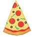 Pizza Slice Supershape Balloon 24"x29" | 1ct - Zurchers